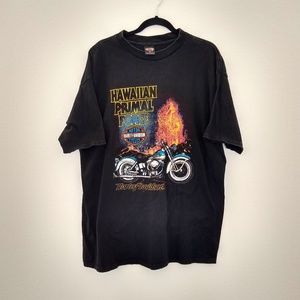 1995 Harley Davidson Kona Hawaii tee shirt xxl